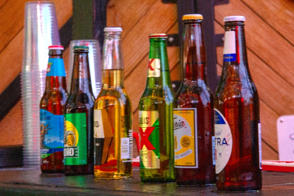 Mexican beer at Salsa Roja Dallas